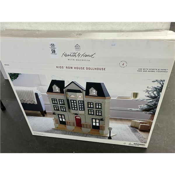 Harth & Hand Kid Row House Doll House