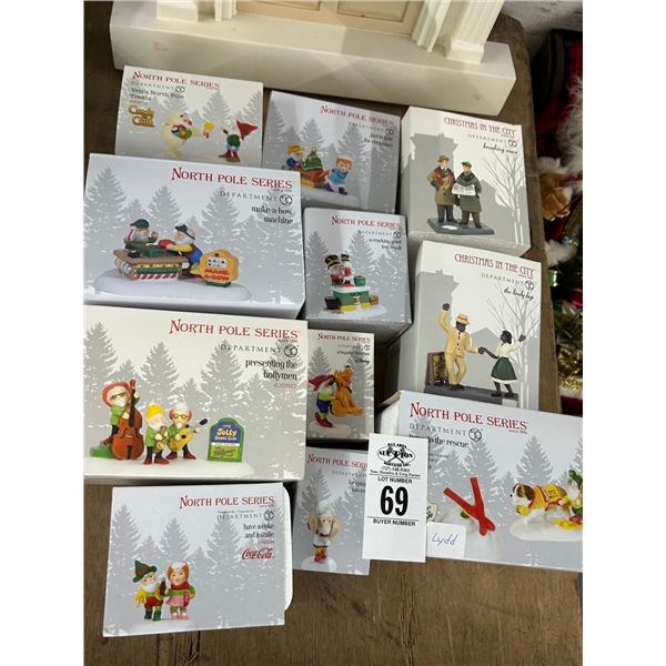 11-Dept. 5 North Pole Series Figurine - 11 X $