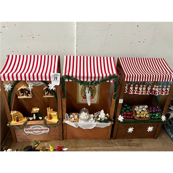 German Market Style Holiday Booth Décor - 3