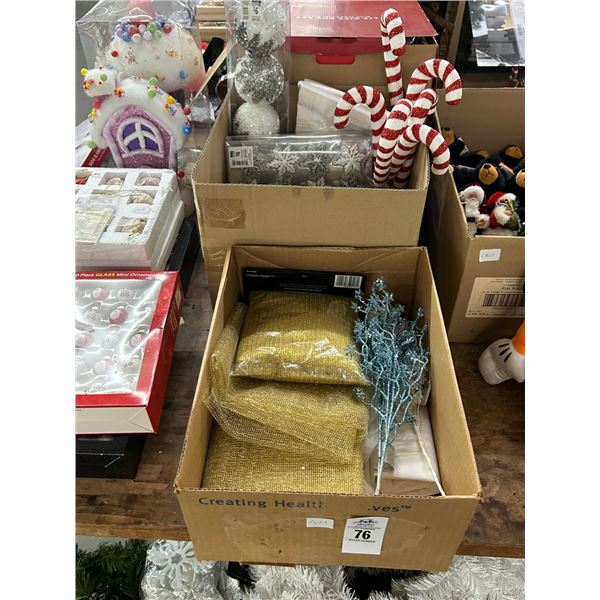 Holiday Décor, Lid Gift Box Set