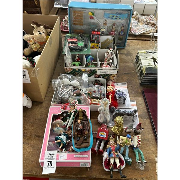 Betty Boop, Elf On Shelf, Asst. Holiday Figurines