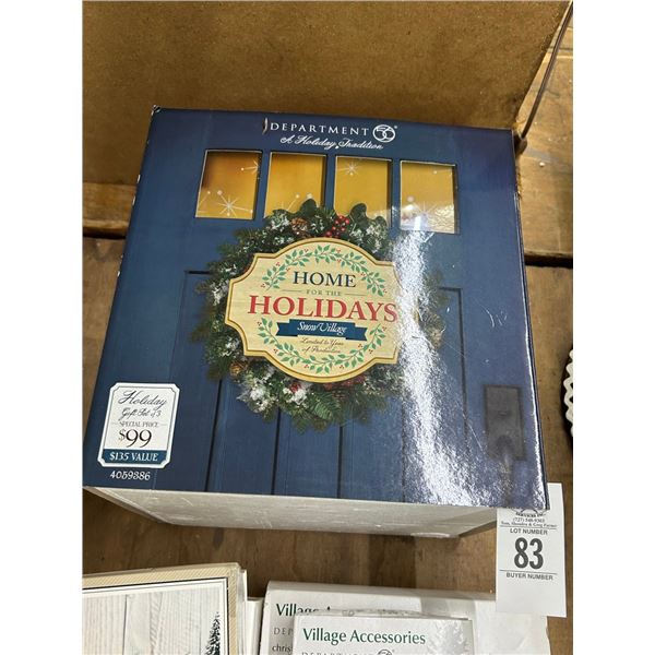 Dept. 56 Home For The Holiday Snow Village House