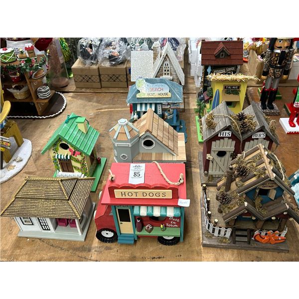 10-Collector Birdhouses - 10 X $