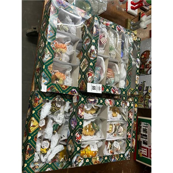 6-Collector Figural Ornament Set - 6 X $