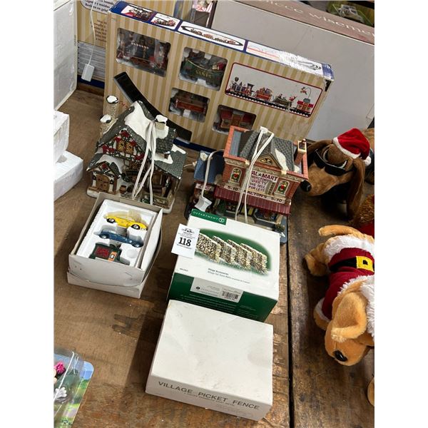 Collector Snow Houses, Cars, Village Accessories, Train Set