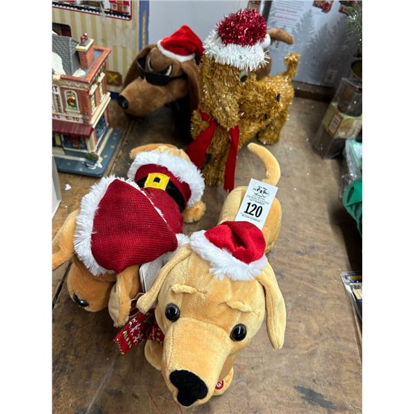 4-Animated Doxin Christmas Décor - 4 X $