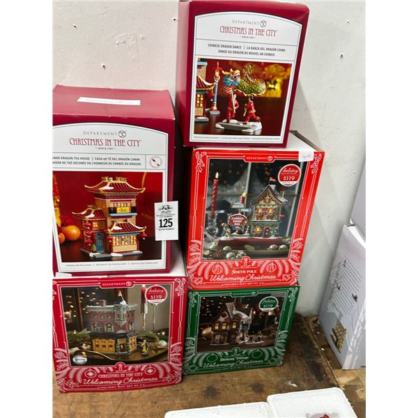 5-Dept. 56 Dickens Village Collectors House - 5 X $