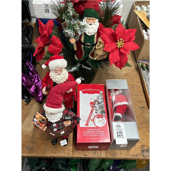 Asst. Santa Claus Figurines - 5