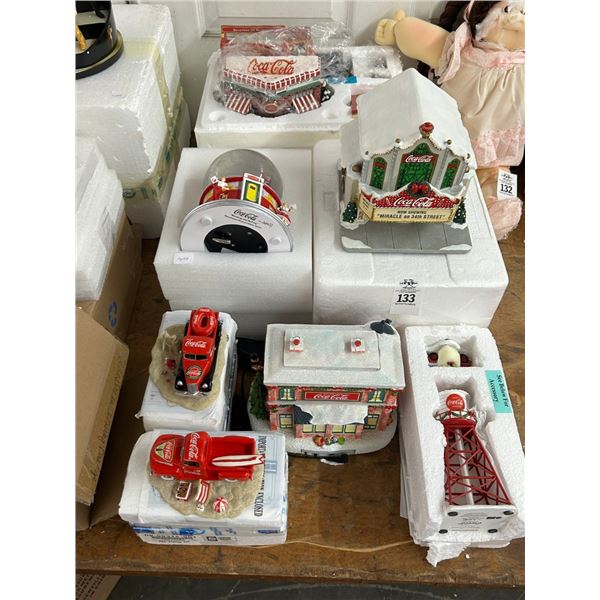 7-Coca Cola Collector Houses - 7 X $