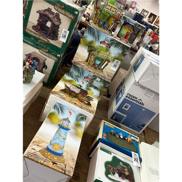 5-Margaritaville Collector Houses - 5 X $