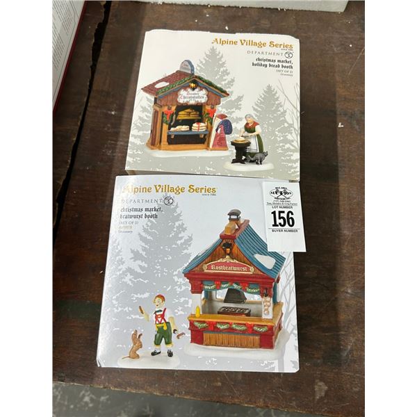 2-Dept. 56 Alpine Village Houses - 2 X $