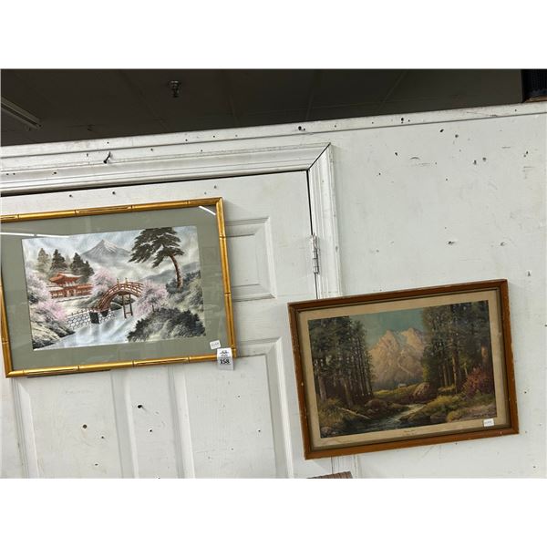 Oriental/Mountain Scene Wall Art - 2