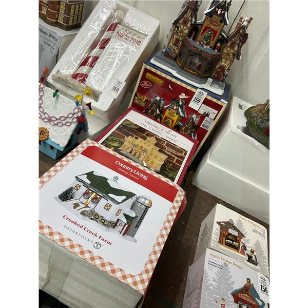 3-Dept. 56/Lemax Snow House Collectible - 3 X $