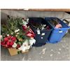 Image 1 : Bins 3 w/Asst. Holiday Décor