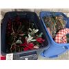 Image 2 : Bins 3 w/Asst. Holiday Décor