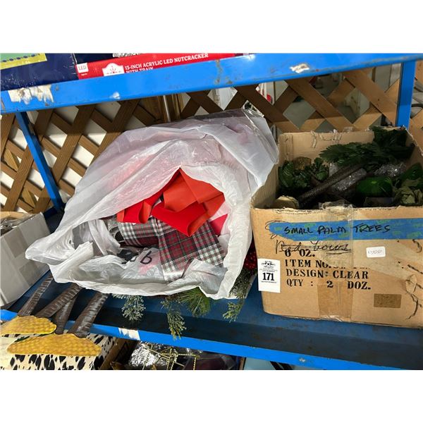 Metal Palm Trees, Holiday Décor