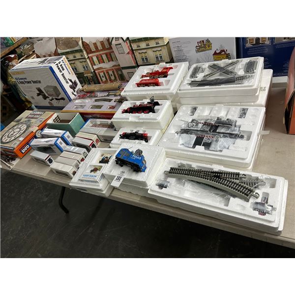 Bocman Asst. Trains w/Budweiser/Lionel Train Clock