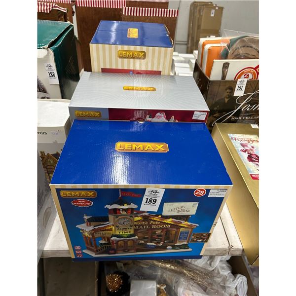 3-Lemax Collector House - 3 X $