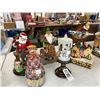 Image 3 : Santa/Snowman Holiday Décor - 5 Pc.