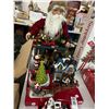 Image 3 : Asst. Christmas Animated Décor, 2' Santa at Worktable