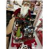 Image 4 : Asst. Christmas Animated Décor, 2' Santa at Worktable