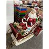 Image 2 : Santa in Sleigh Décor - 18"  X  3'  X  40"
