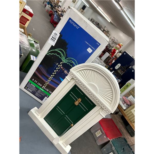 5'  LED  Palm Tree, Front Door Décor