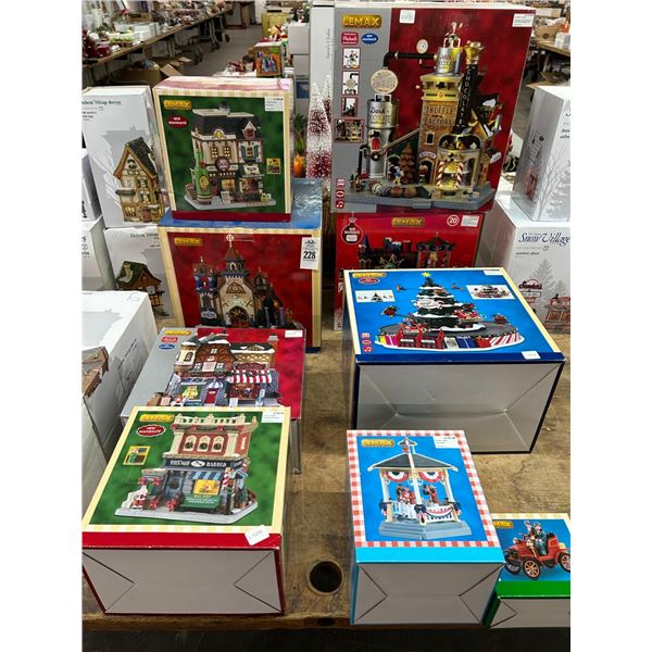 9-Lemax Collector Houses - 9 X $