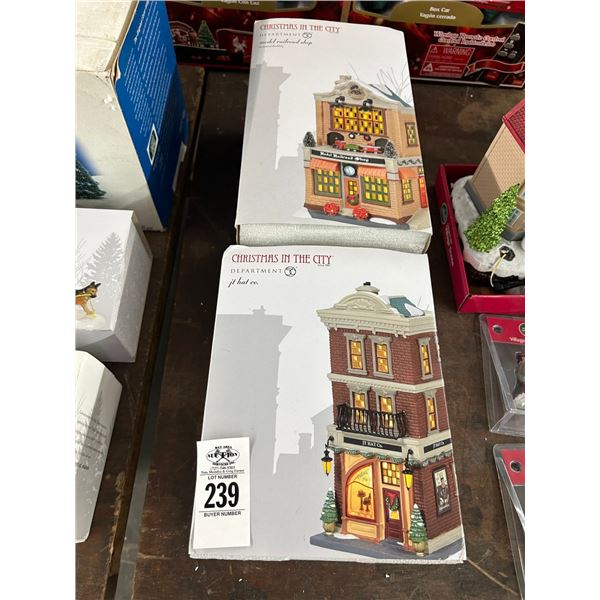 2-Dept. 56 Christmas In The City House - 2 X $