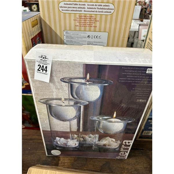 Terra 3 Pc. Graduating Candle Set