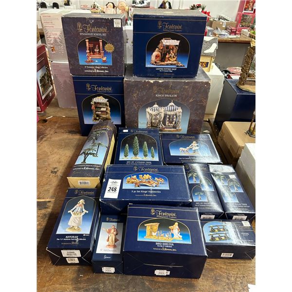 14-Fontanene Nativity Style Collectible - 14 X $