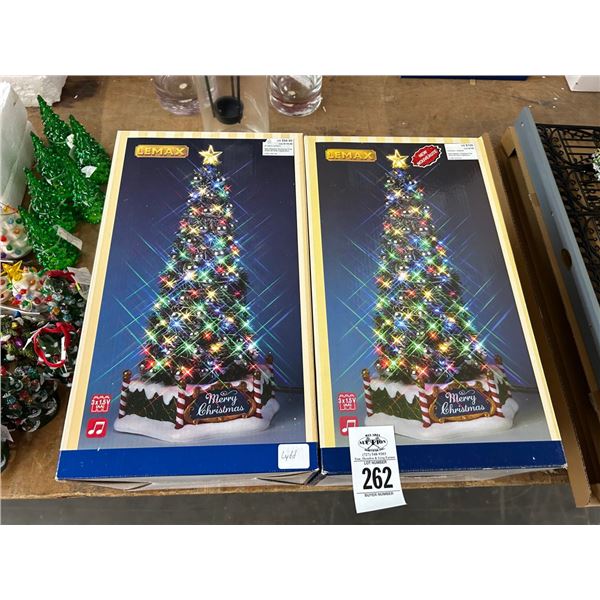 2-Lemax Christmas Tree Décor - 2 X $