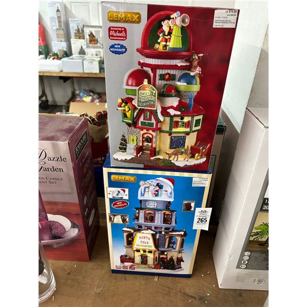 2-Lemax Collector Houses - 2 X $