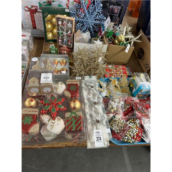 Large Lot of Asst. Holiday Décor/Ornaments