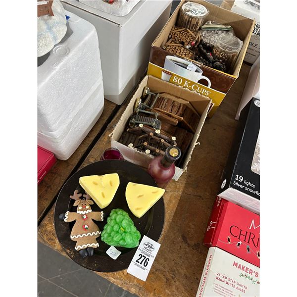 Village House Landscape Décor, Faux Food Décor