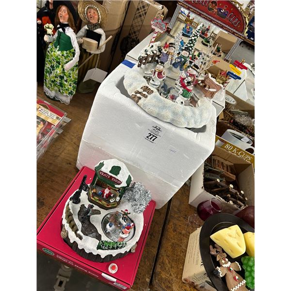 3-Christmas Collector Scene - 3 X $