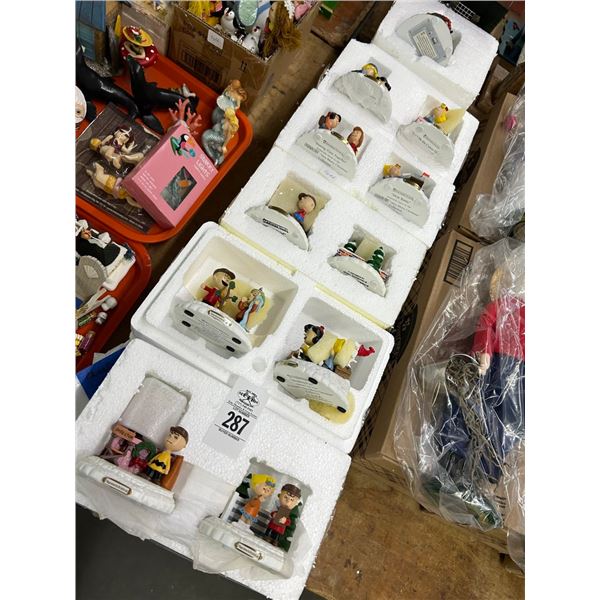 11-Hawthorn Village Peanuts Figurine Set - 11 X $
