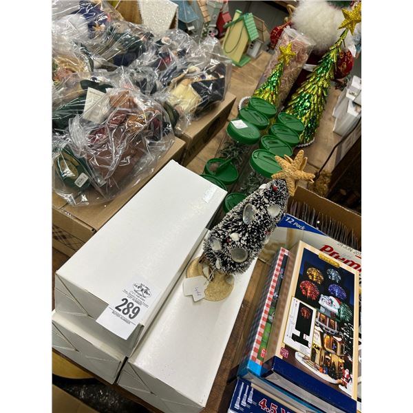 Asst. Miniature Christmas Tree Décor