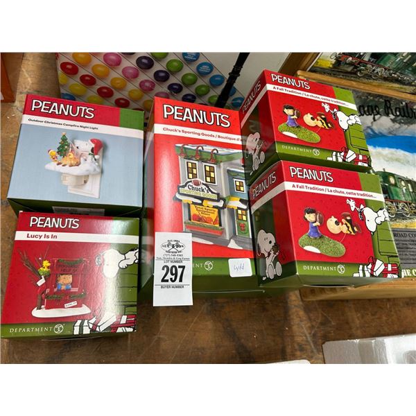 5-Dept. 56 Peanut Collectible - 5 X $