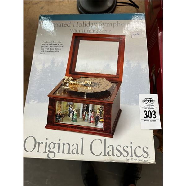 Animated Holiday Symponia w/Truning Scene