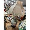 Image 1 : Oriental Geisha Girl Porcelain Lamp w/Boudoir