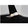 Image 4 : 14K Two Tone Diamond Band w/20 Square Cut Diamonds and 30 Round Diamonds 6.3G