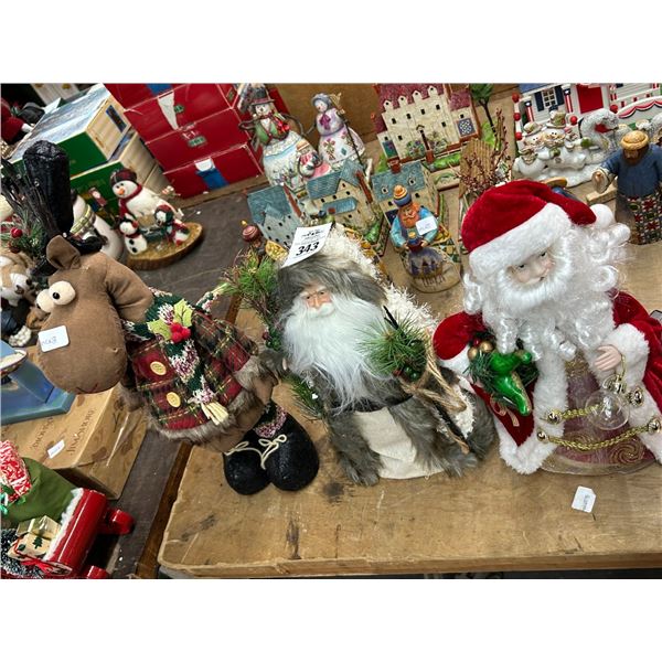 Christmas Moose, Santa Décor - 3