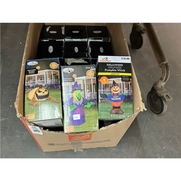 14-Halloween Inflatable Lawn Décor - 14 X $