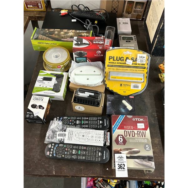 Intruder Alarm, Accent Lights, Android Camera, Asst. Electronics