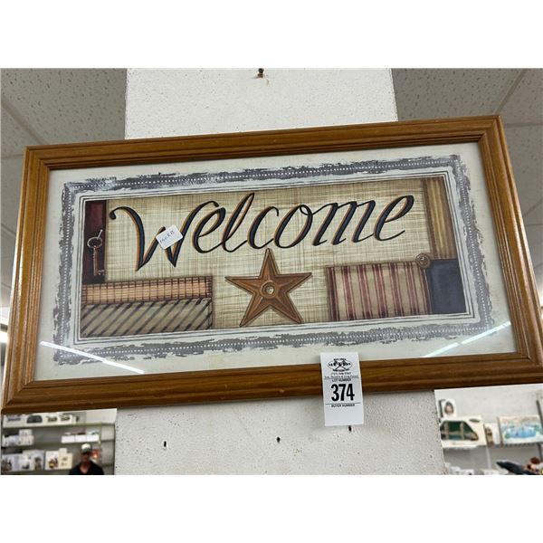 Welcome Wall Art