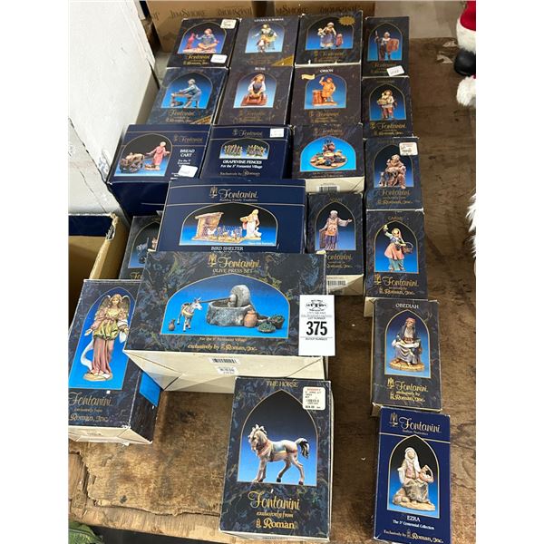 21-Fontanene Collector Figurines - 21 X $