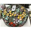 Image 1 : Leaded Glass Floral Lamp Shade