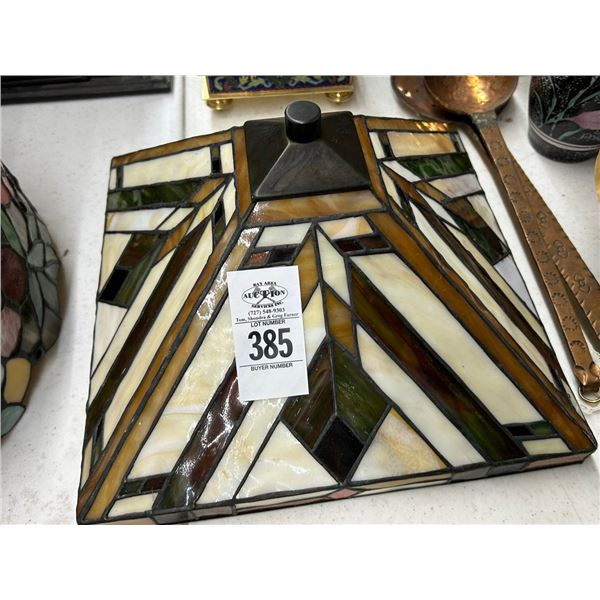 Mission Style Leaded Glass Lamp Shade