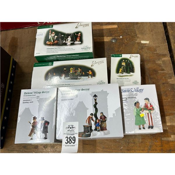 6-Dept. 56 Collector Figurines - 6 X $